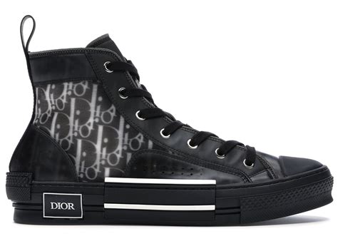 black dior high top